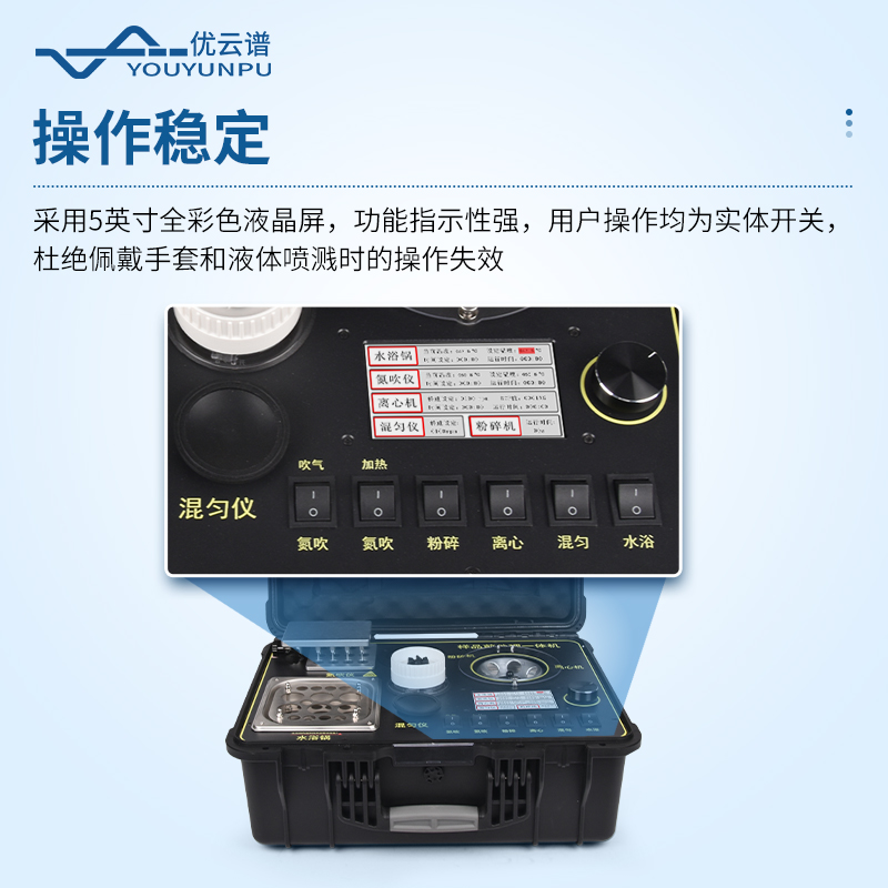 食品安全快檢系統(tǒng)前處理一體機